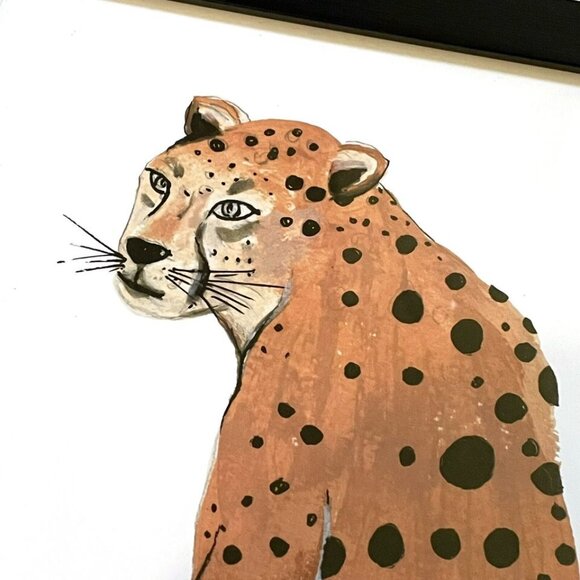 Set of 2 Framed Art Print by Patricia Pinto - Stupell Industries Jungle Cheetah - Picture 9 of 15